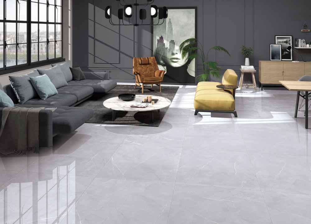 客厅大理石瓷砖，高级感瞬间提升2